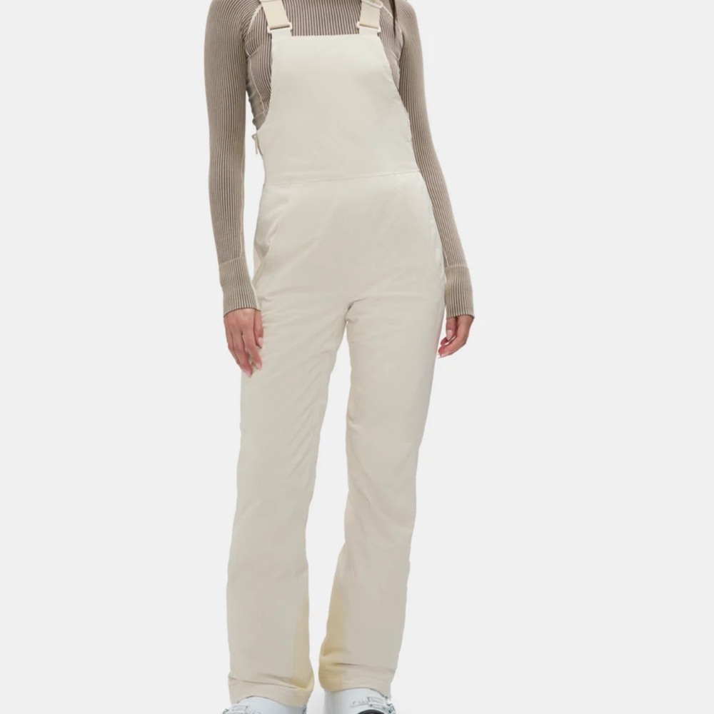 Halfdays Carson Cream Ski Overalls